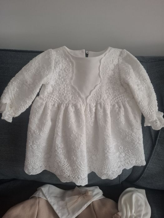 Ubranie na chrzest dla dziewczynki