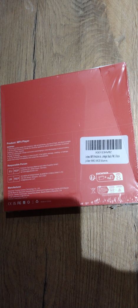MP3/4 Odtwarzacz muzyki 64GB i dotykowy ekran