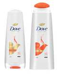 DOVE LONG&RADIANCE 350ml odżywka +szampon do włosów długich i matowych