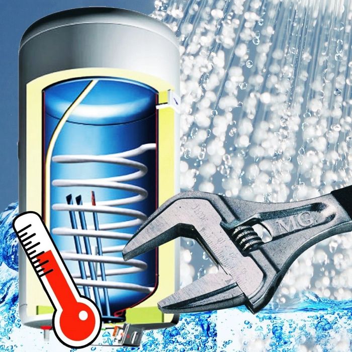 Чистка бойлера під ключ (заміна анода, тена).