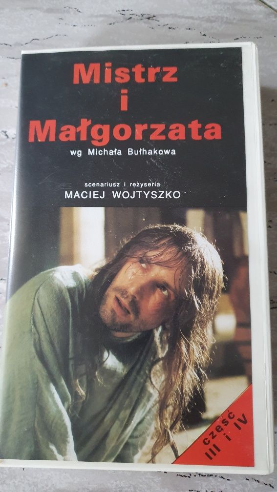 Mistrz i Małgorzata kasety VHS dwie części - vintage 90s