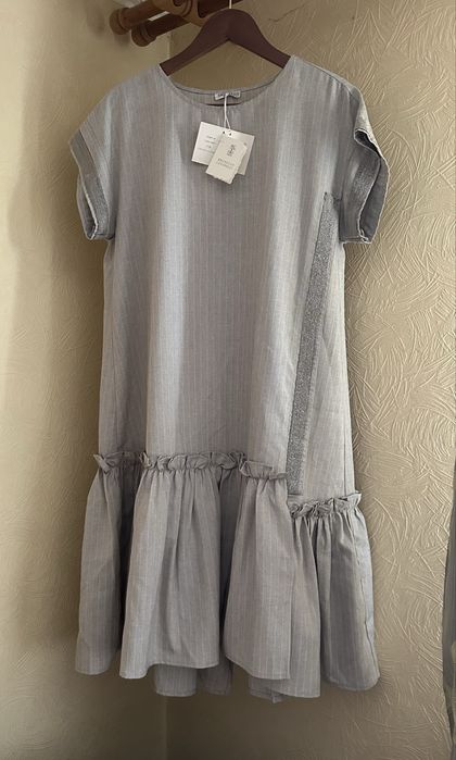 Шелковое платье Brunello Cucinelli  оригинал