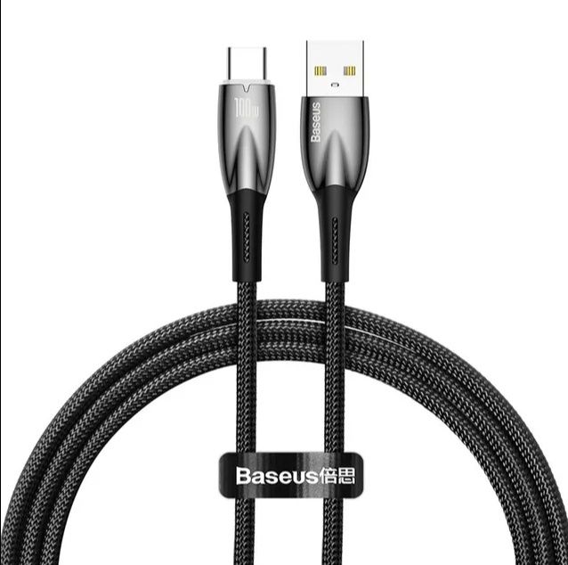 NOWY kabel Baseus USB-C 100W PD 20V/5A Quick Charge 4.0. 1m OKAZJA