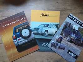 Prospekty/katalogi/ broszury akcesoriów do samochodów Toyota Rav 4