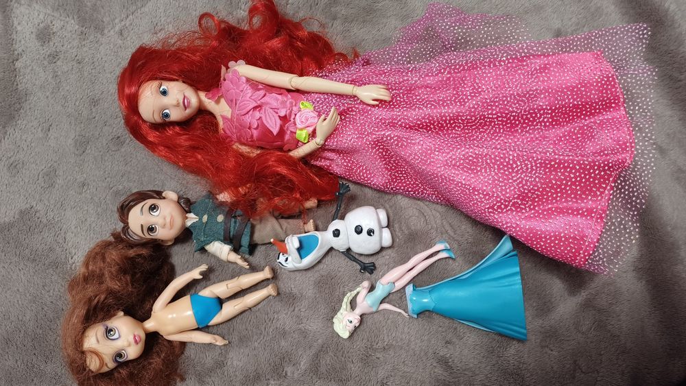 Набор  б/у оригинальных іграшок Disney  міні аніматор русалочка дісней