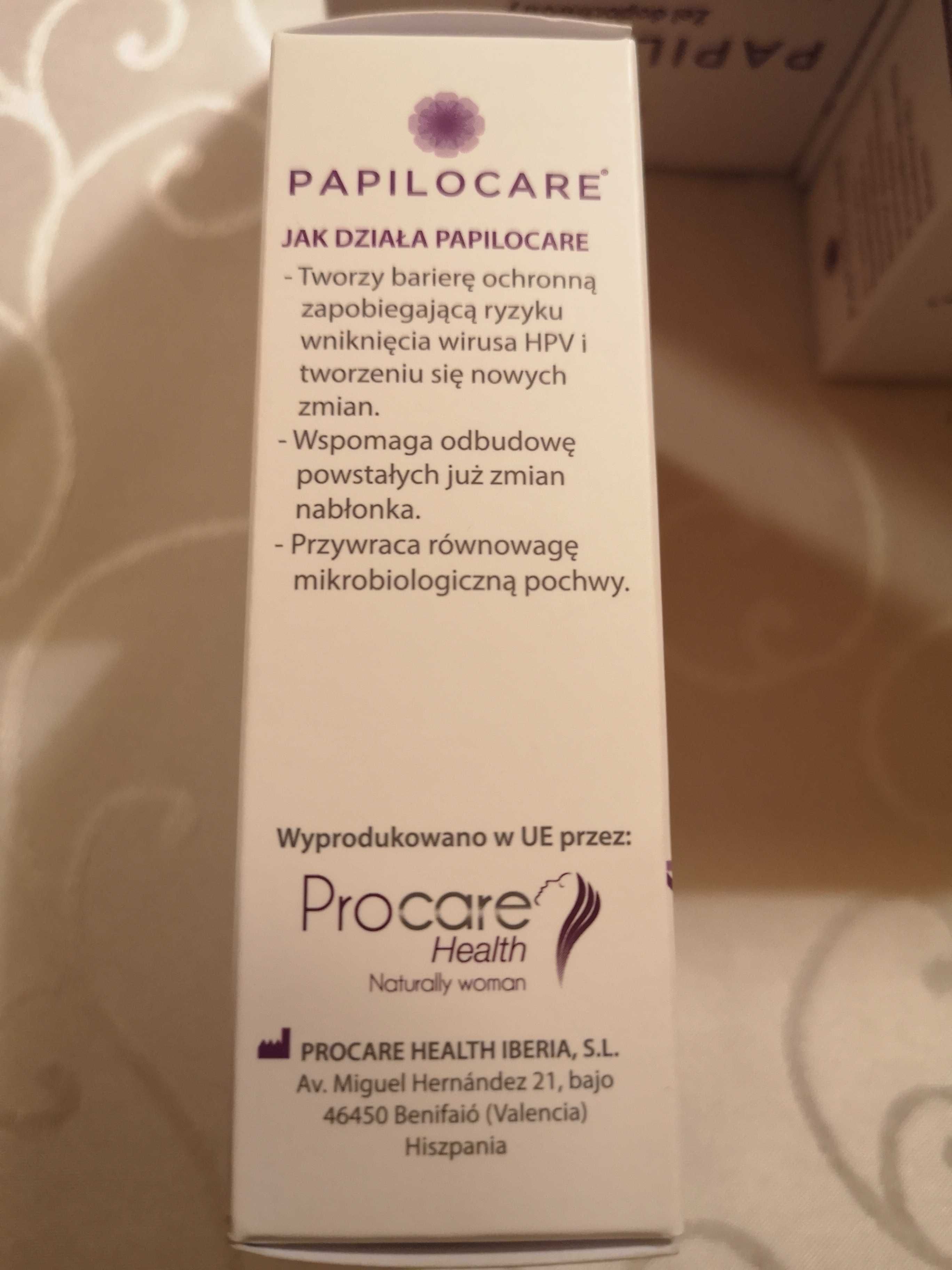 Papilocare, żel dopochwowy, 7 aplikatorów po 5 ml