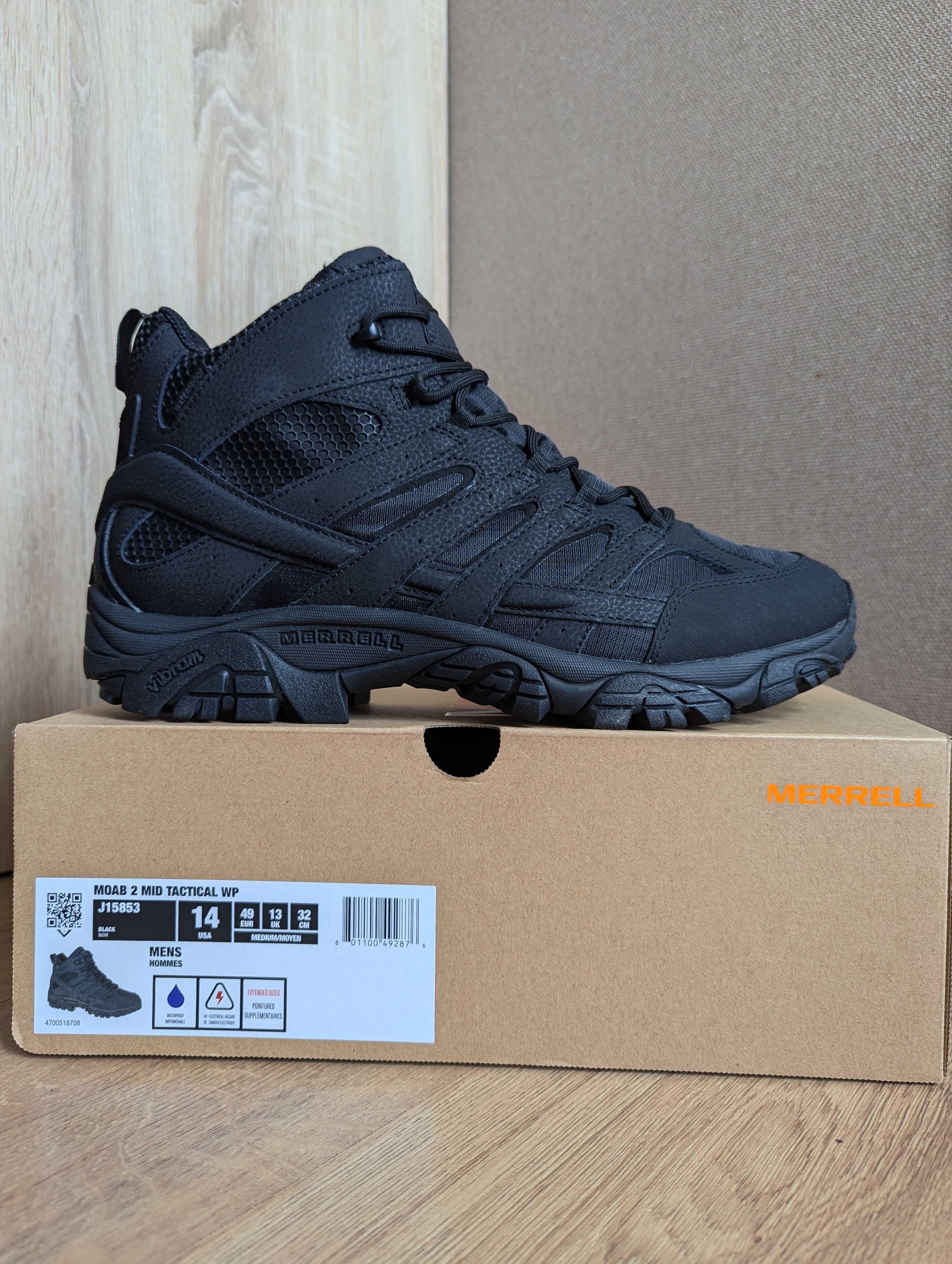 р.41-48  Ботинки берцы Merrell Moab 2 Moab 3 влагостойкие