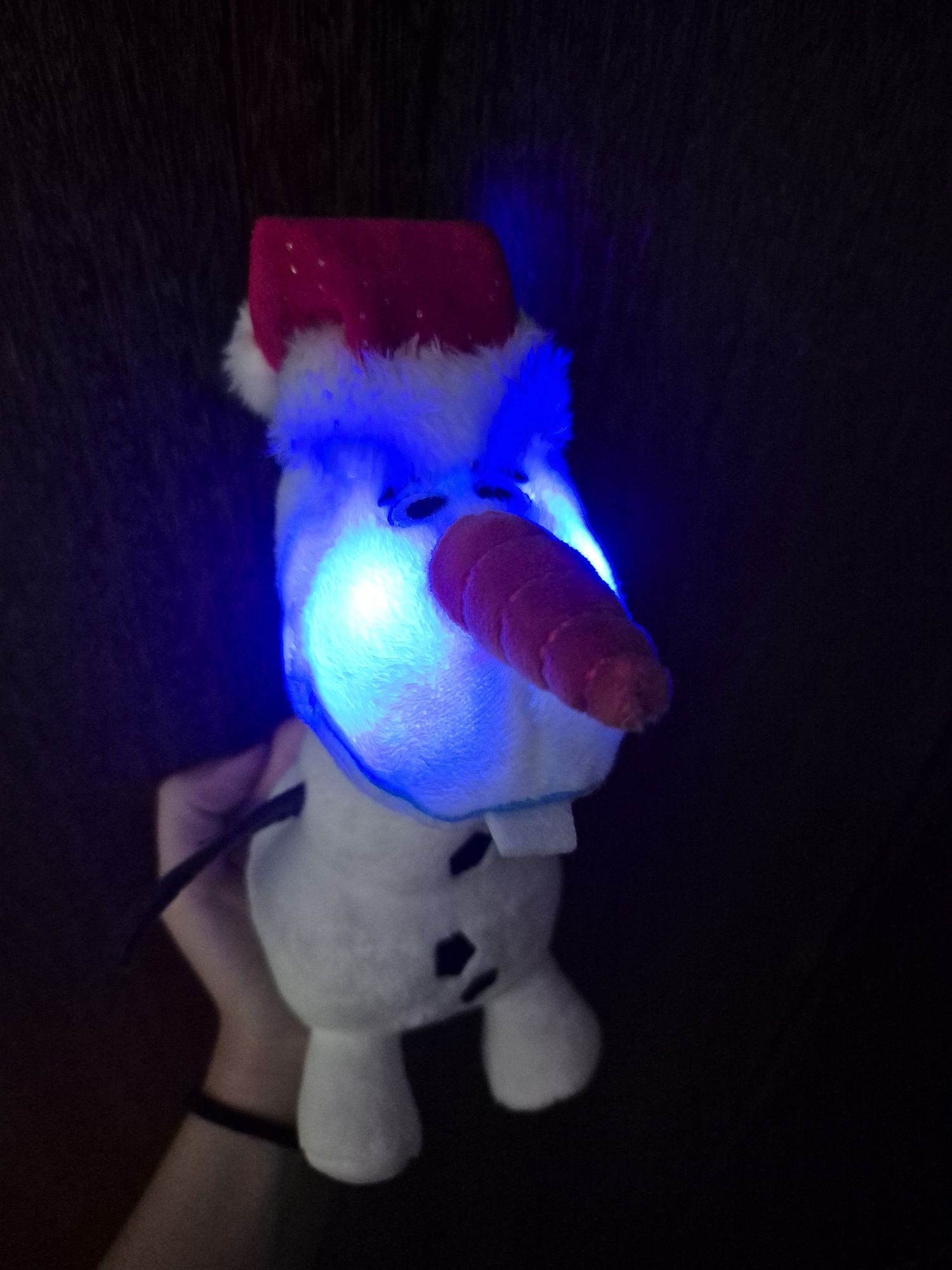 Peluche olaf com led