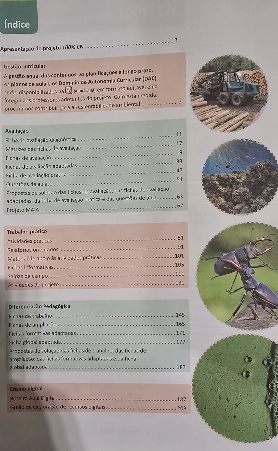 100% CN 8⁰ Ano - Dossier de Professor + Caderno de Atividades