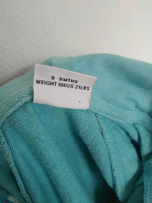 Bluza z kapturem Next 74 cm 6-9 m dziewczynka