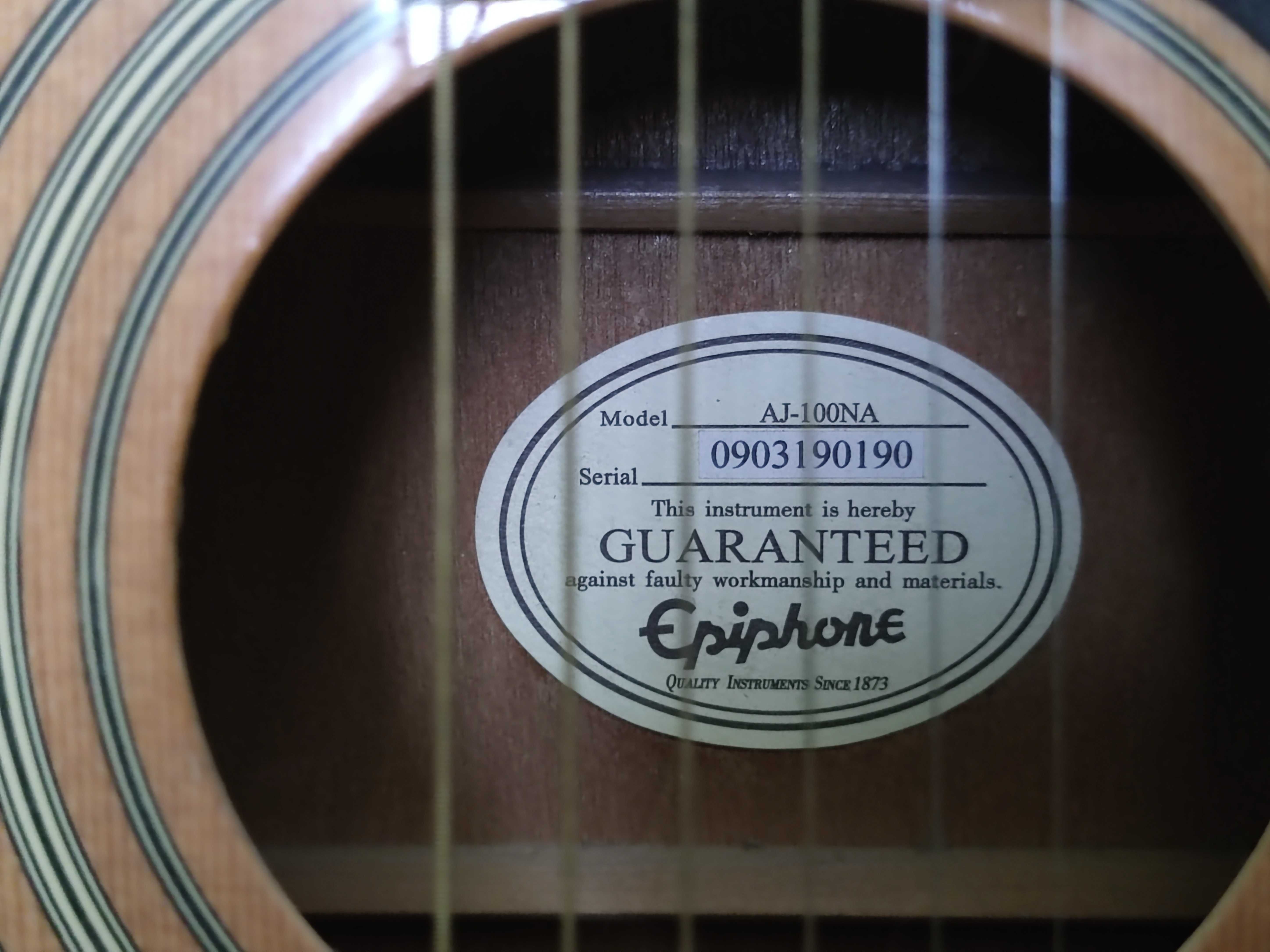 Gitara akustyczna Epiphone AJ-100 NA