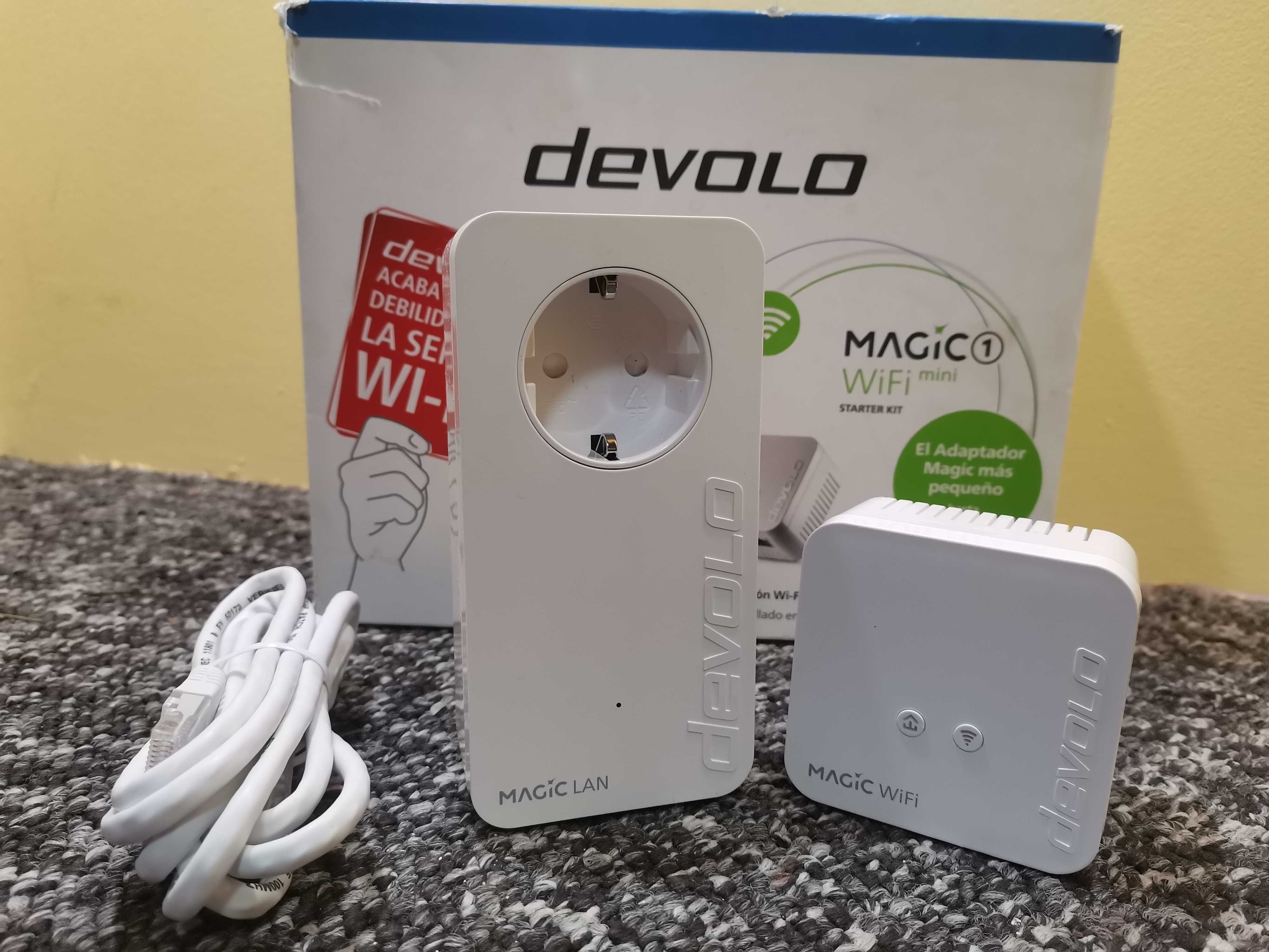 Zestaw kompaktowych adapterów powerline Devolo Magic 1