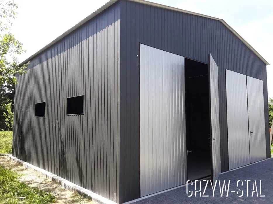 Garaż Blaszany /MAGAZYN/Wiata Garażowa Blaszana /Duża Hala – GRZYWSTAL
