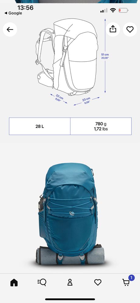 Plecak Decathlon Quechua MH500 28 litrow
