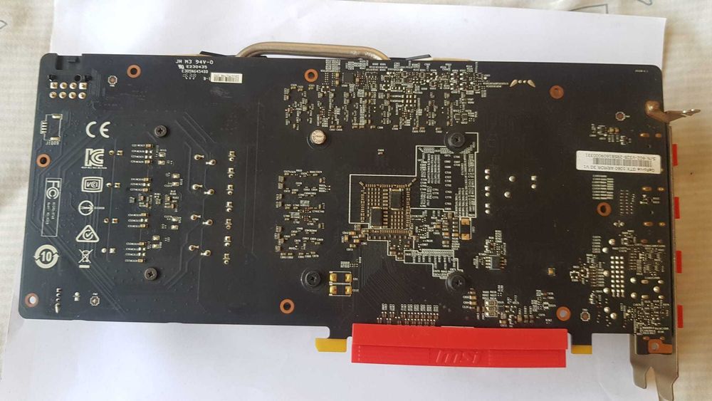 NVIDIA GeForce GTX 1060 3GB MSI/Armor GDDR5