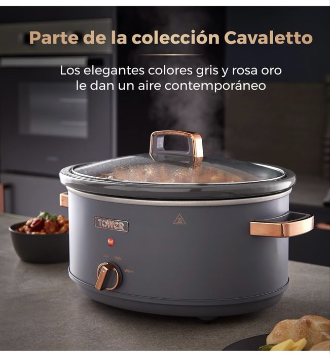 Sloow cooker panela de cozedura lenta de 6,5 litros