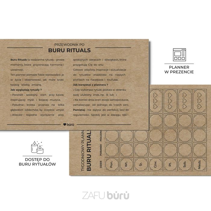 Poduszka do jogi i medytacji ZAFU - Polska łuska gryki, biały nadruk