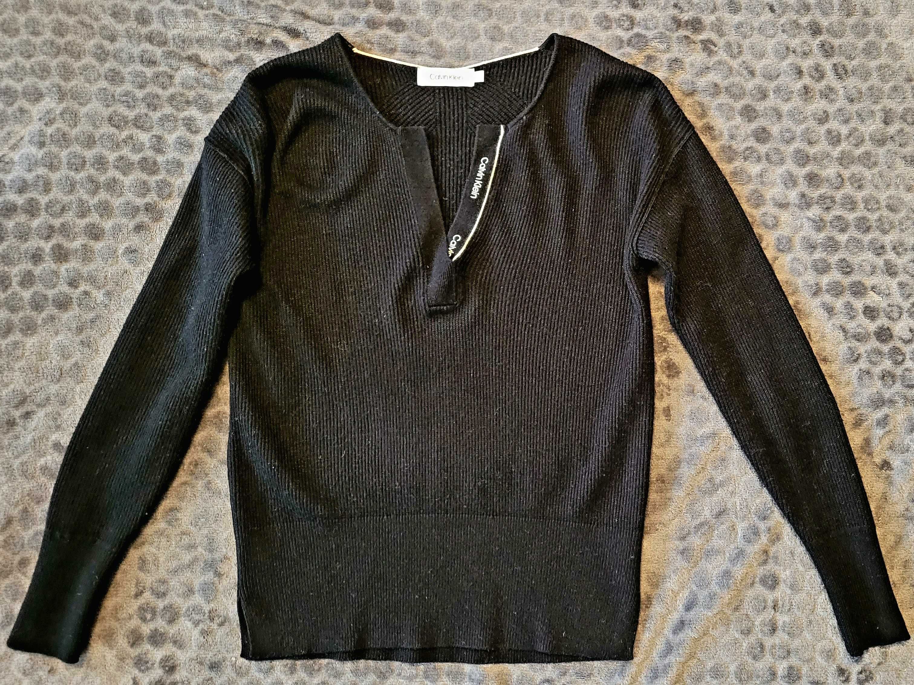 Calvin Klein czarny damski sweter rozm. xxs.