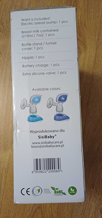 Laktator SISI BABY w komplecie z butelkami do karmienia