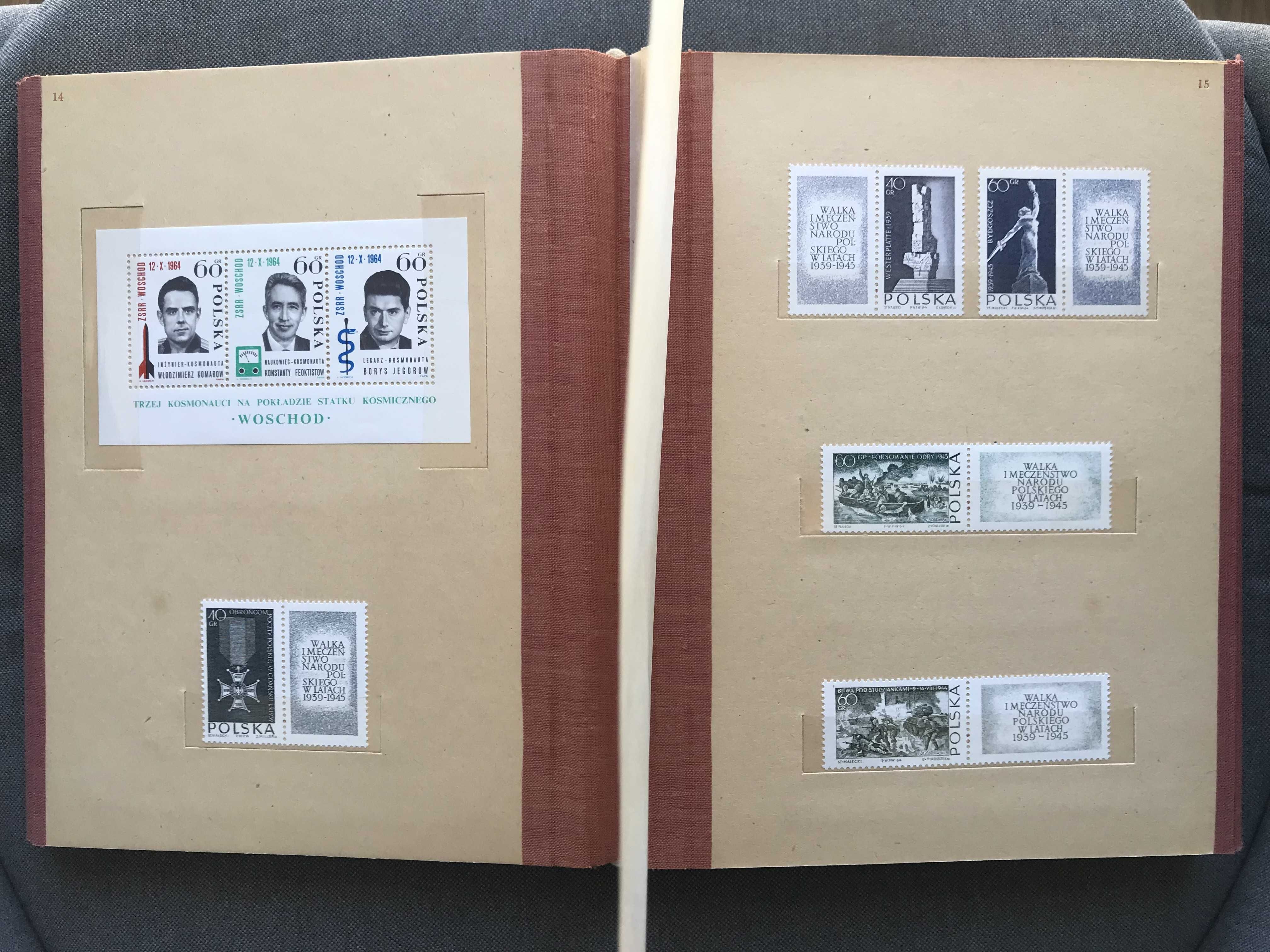 Klaser tom VI: czyste ** (Polska 1964-65) zaw. bl.41 i arkusze 1472-79