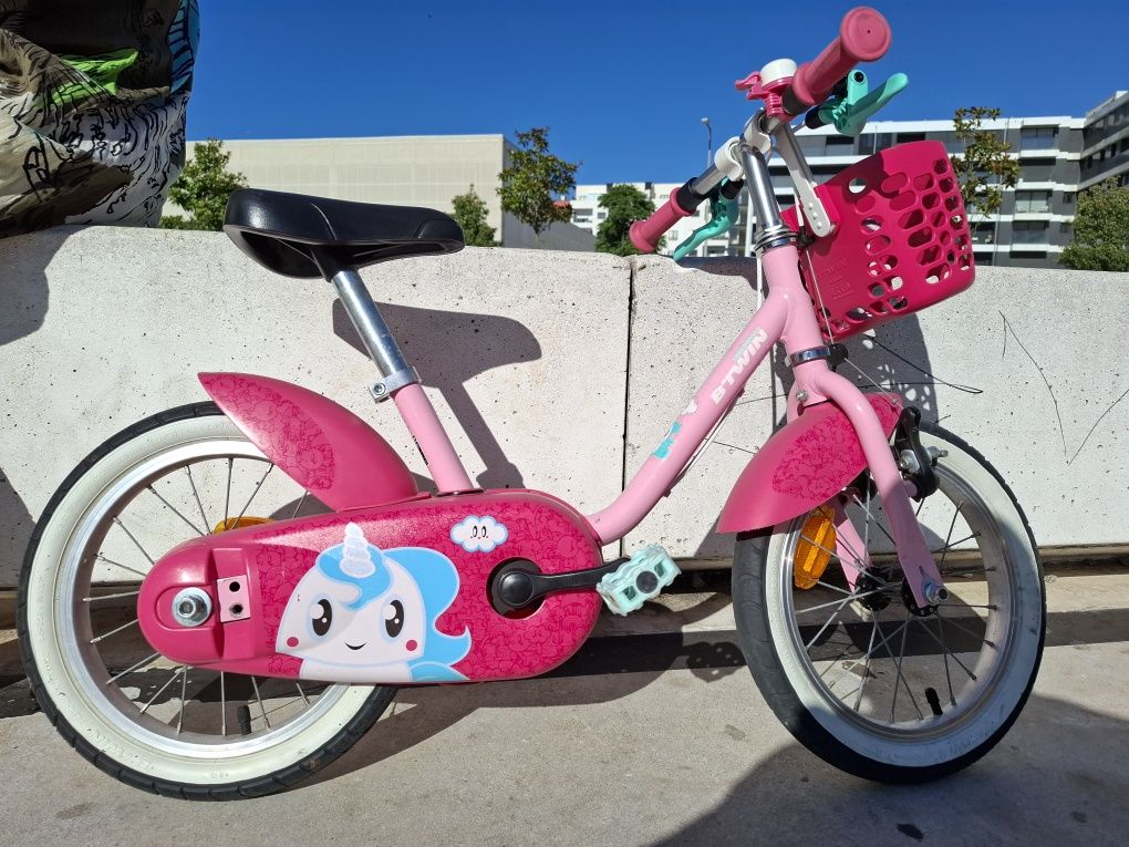 Bicicleta criança 14 pulgadas 3 - 5 anos