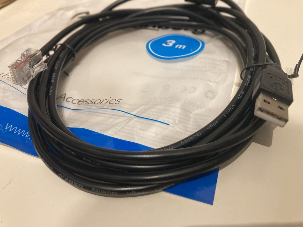 Kabel ups apc usb rj50 3m