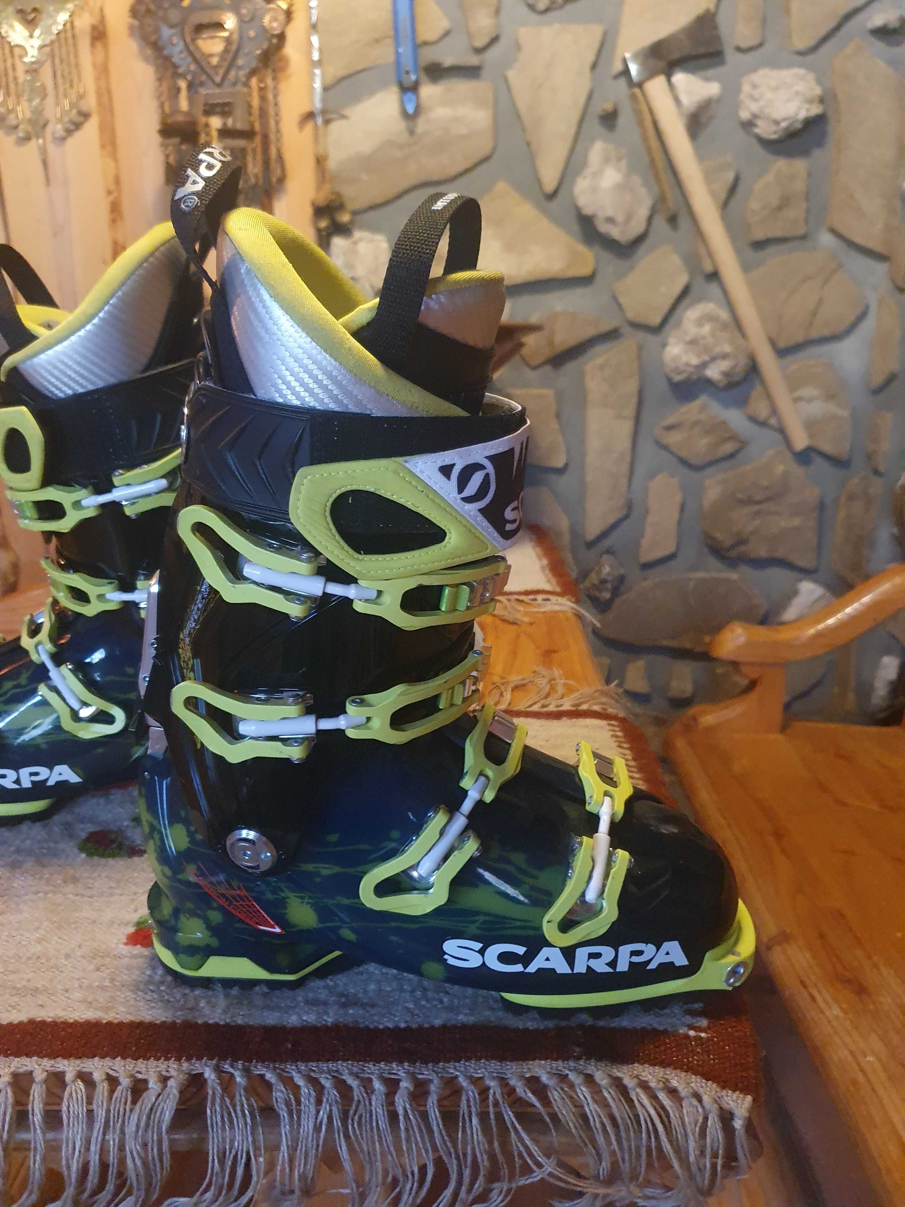 SCARPA carbon core skitour freeride flex 120 nr.27 eu 42 JAK NÓWKI