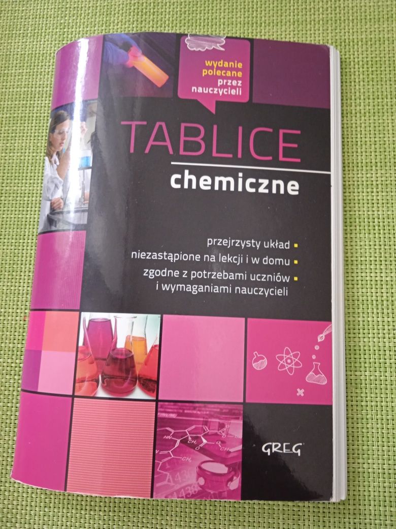 Tablice chemiczne/ Iwona Król/ GREG