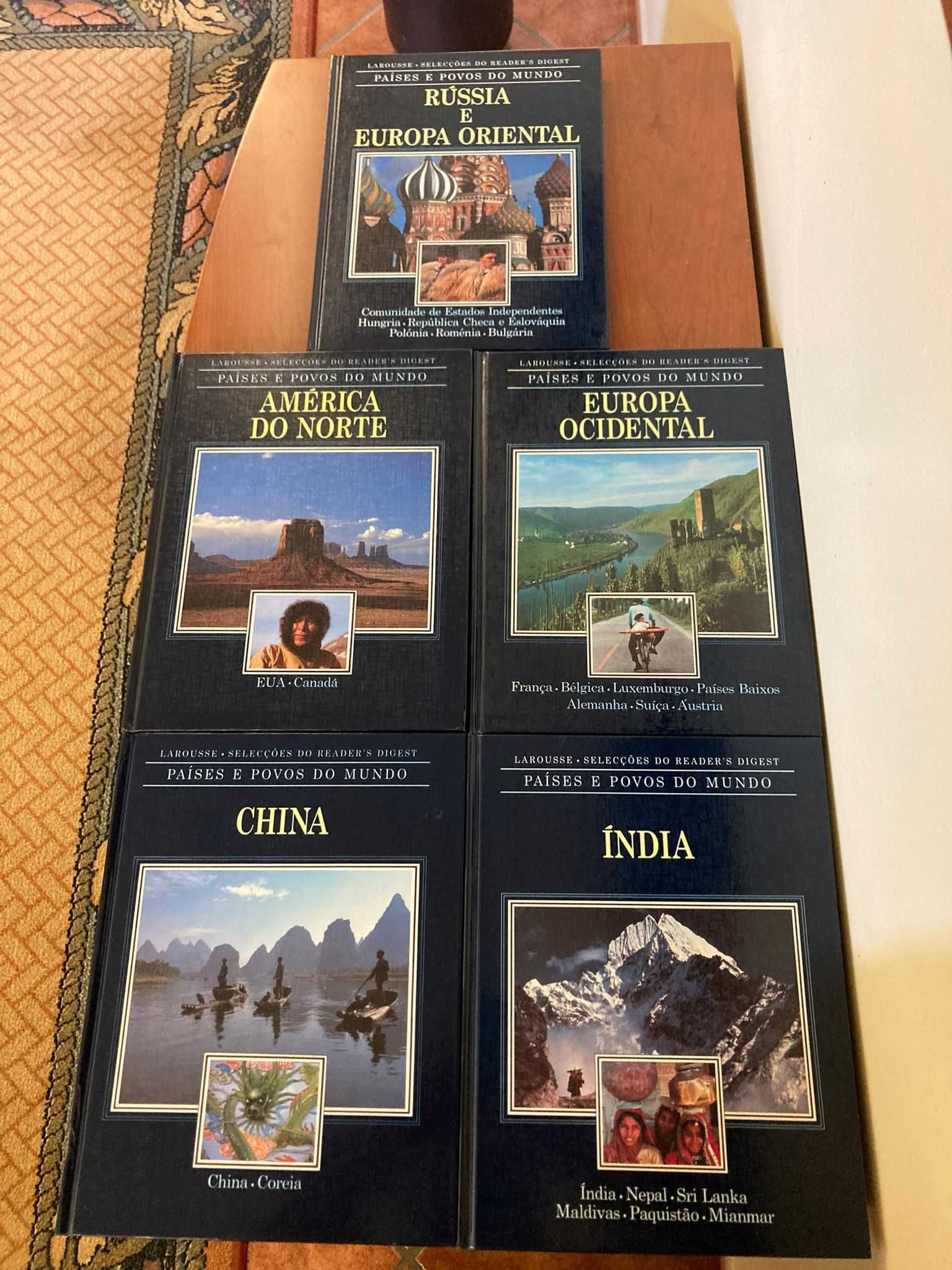 5 Livros da Coleção "Países do Mundo"