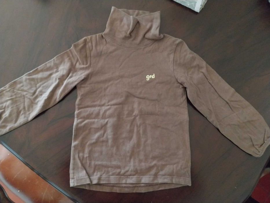 Camisola de gola alta, castanha, GRD kids, 4 anos