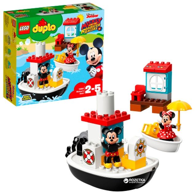 Конструктор LEGO DUPLO Disney Катер Міккі 28 деталей (10881)