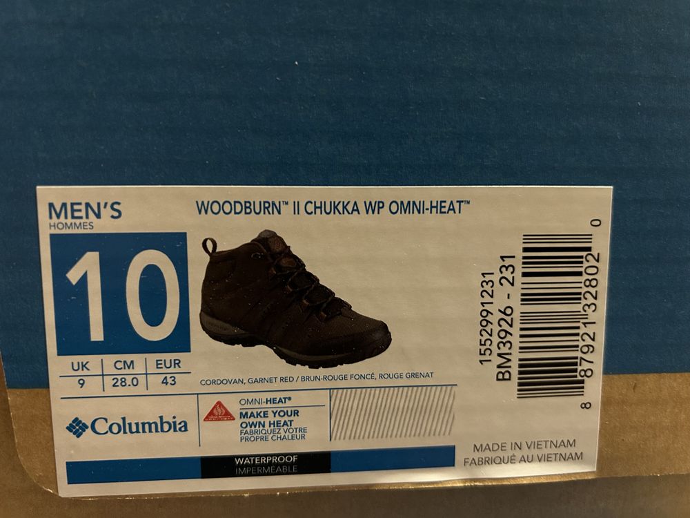 Мужские ботинки Columbia Woodburn™ II Omni-Heat™,43