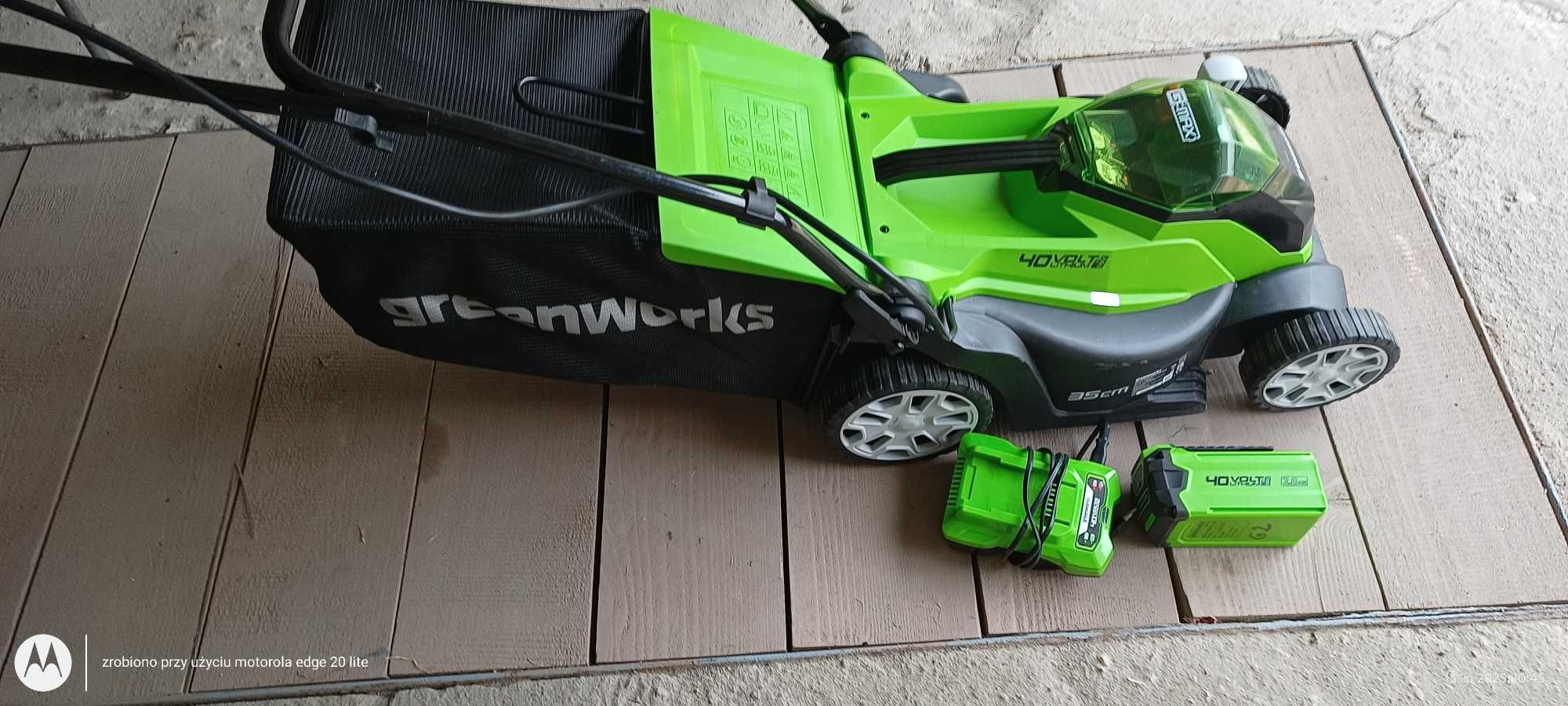 Sprzedam kosiarkę akumulatorową Greenworks 40v