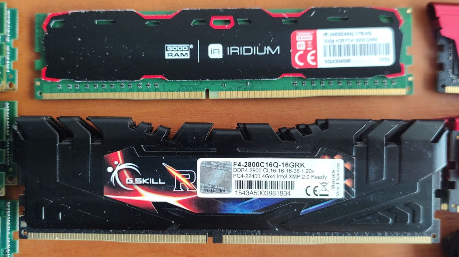 Ігрова оперативна пам'ять у радіаторах DDR3/4, 4/8/16Gb 1333-3200MHz
