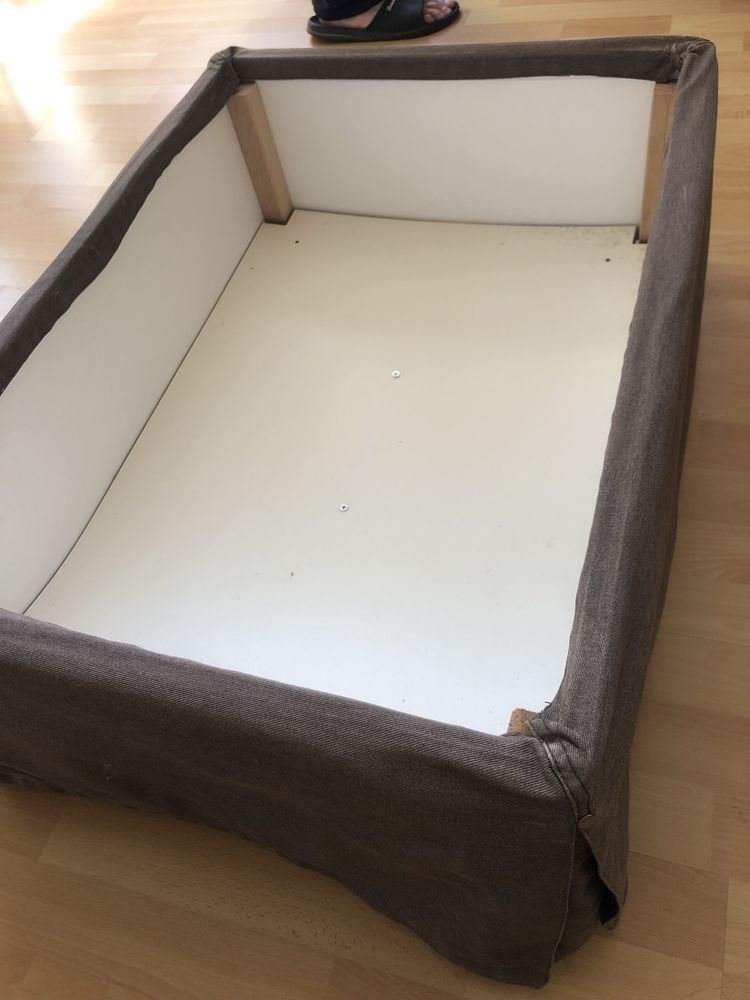 Sofa Ektorp ikea 3 osobowa podnóżek