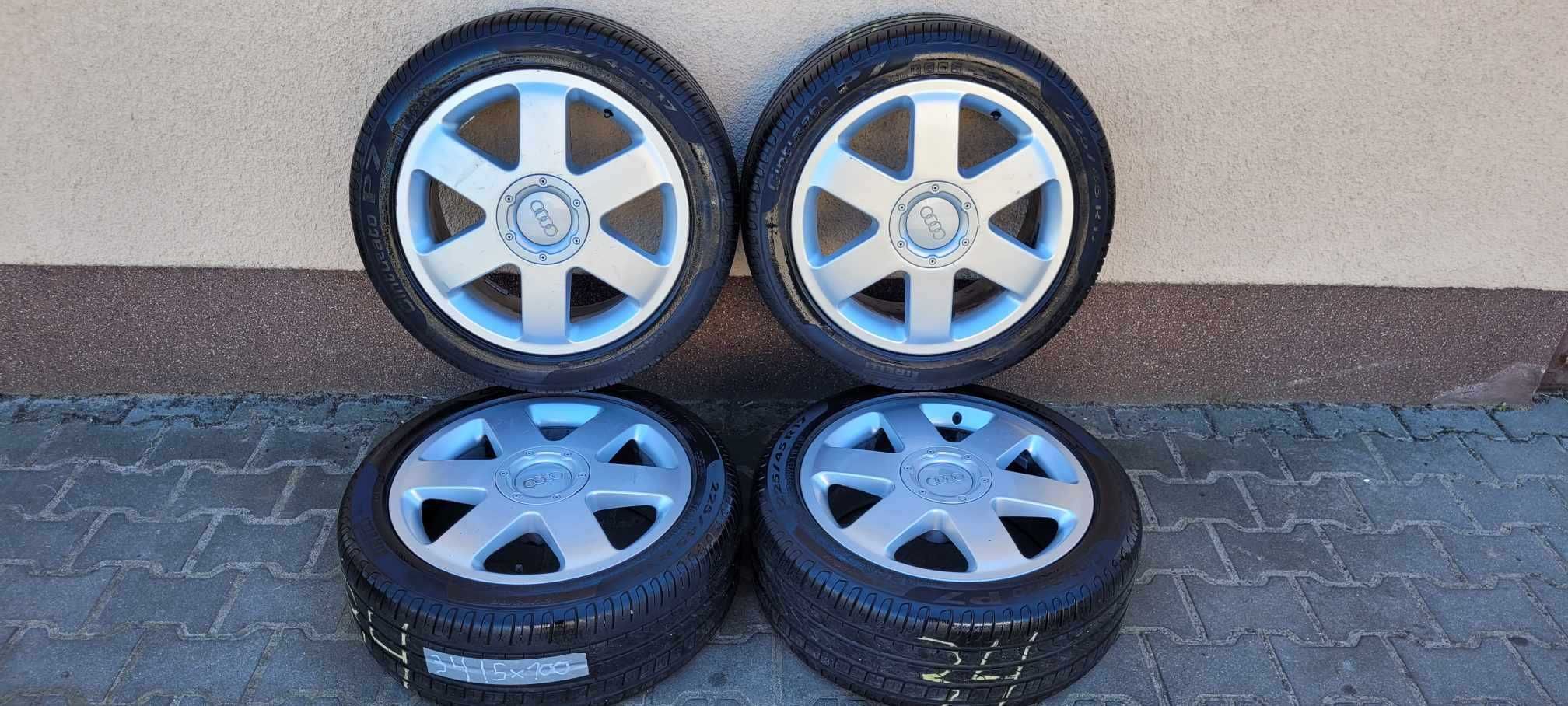 Alufelgi AUDI TT 5X112 z oponami 225/45 R17 lato