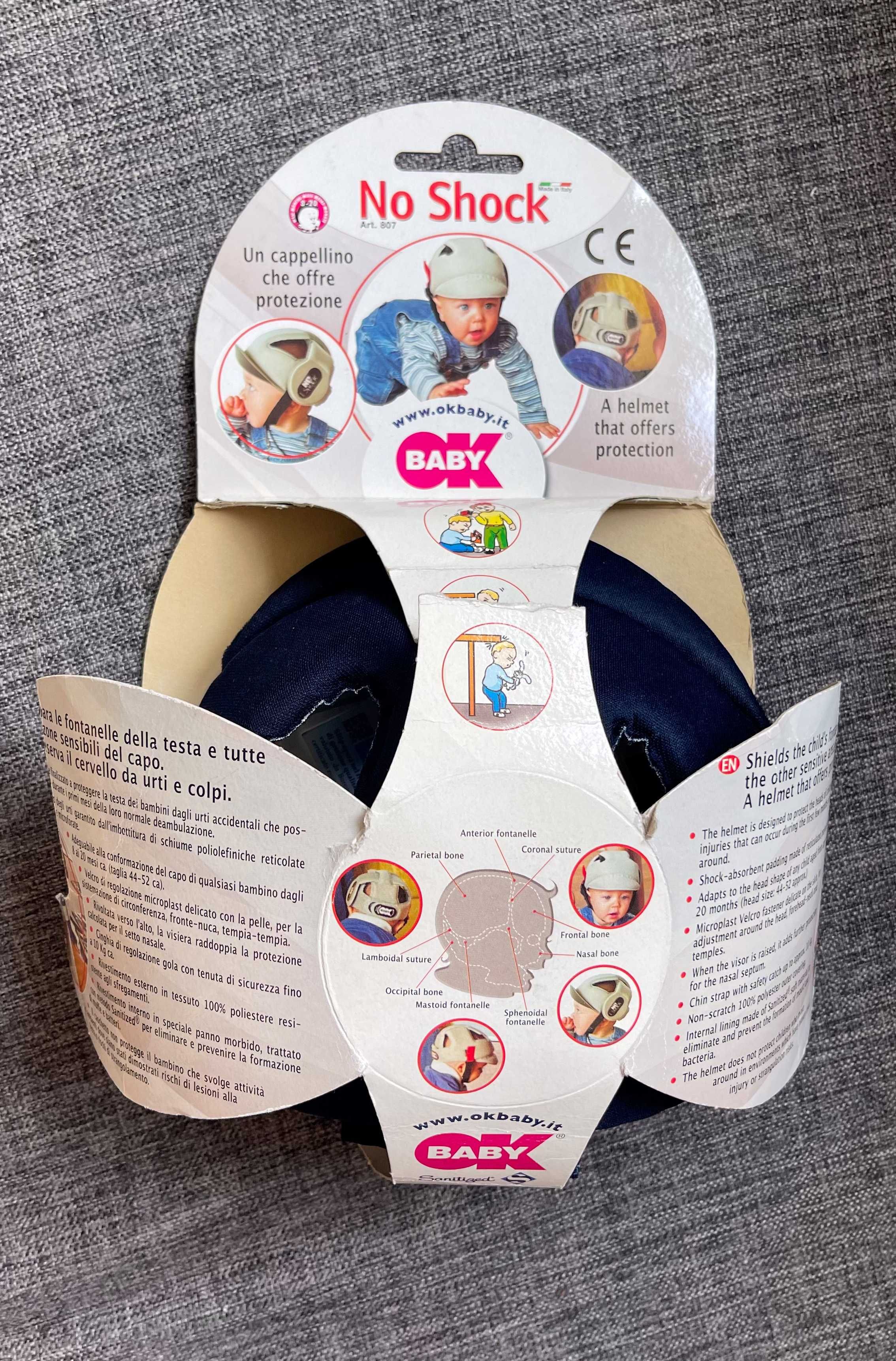 OkBaby No Shock Baby Helmet kask dla dzieci