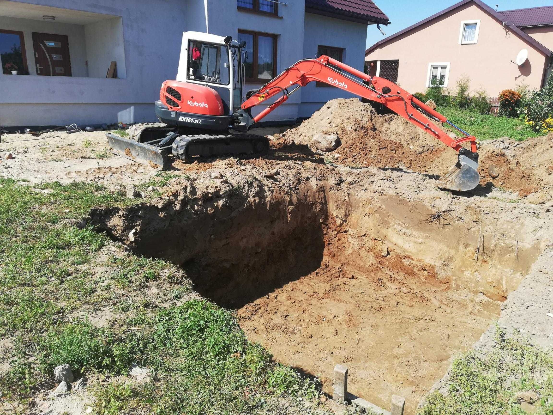 Usługi koparką 5 t i 15 t - Łomża i okolice