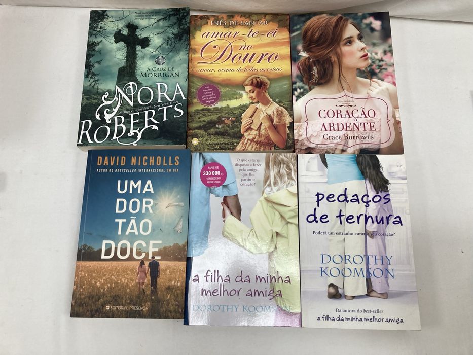 Livros Ken Follett, Nora Roberts, Carré, Torey Hayden