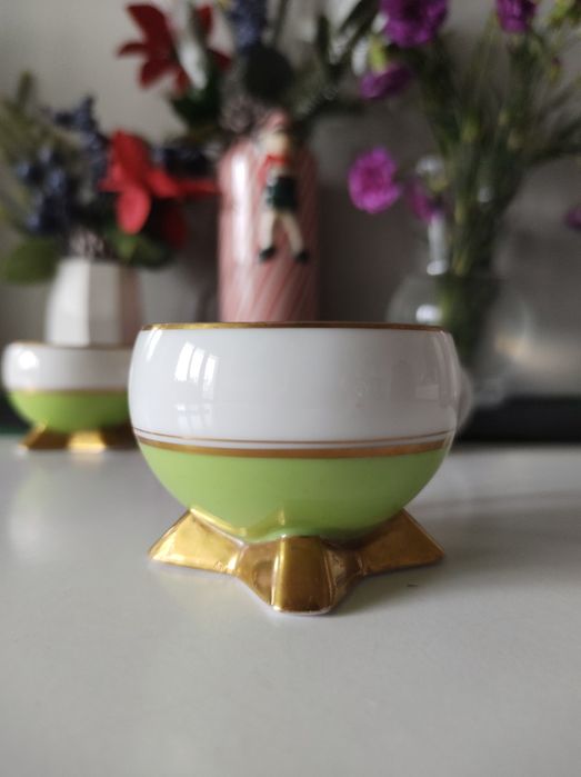 Przedwojenna Piękna Filiżanka Ćmielów Lata 30 Art Deco B. Wendorf  !