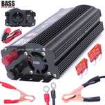 BASS POLSKA Przetwornica Samochodowa 12v 230v 600w Pełny Sinus