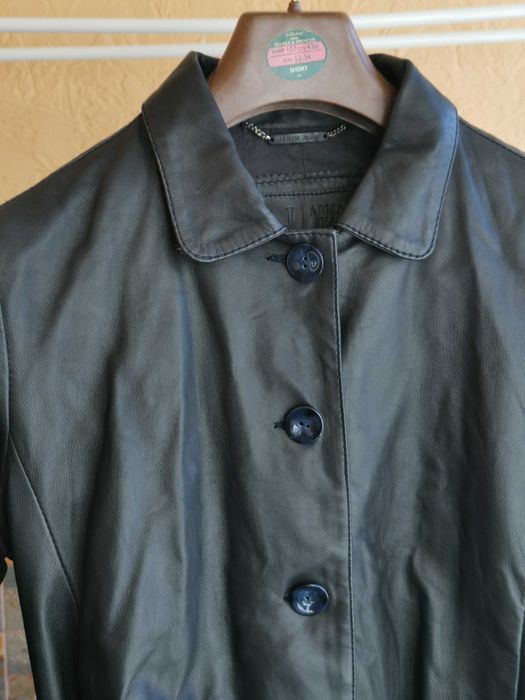 Шкіряна куртка Armani Jeans Leather jacket оригінал Л р-р стан чудовий