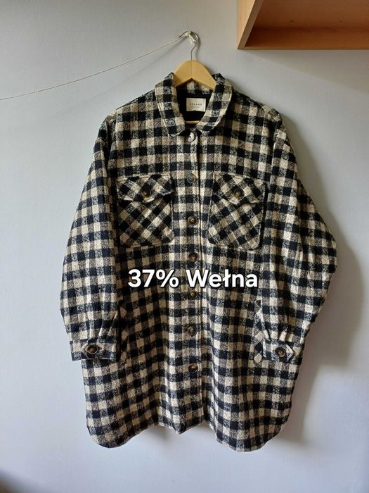 Sezane wełniana sukienka tunika rozmiar XXL