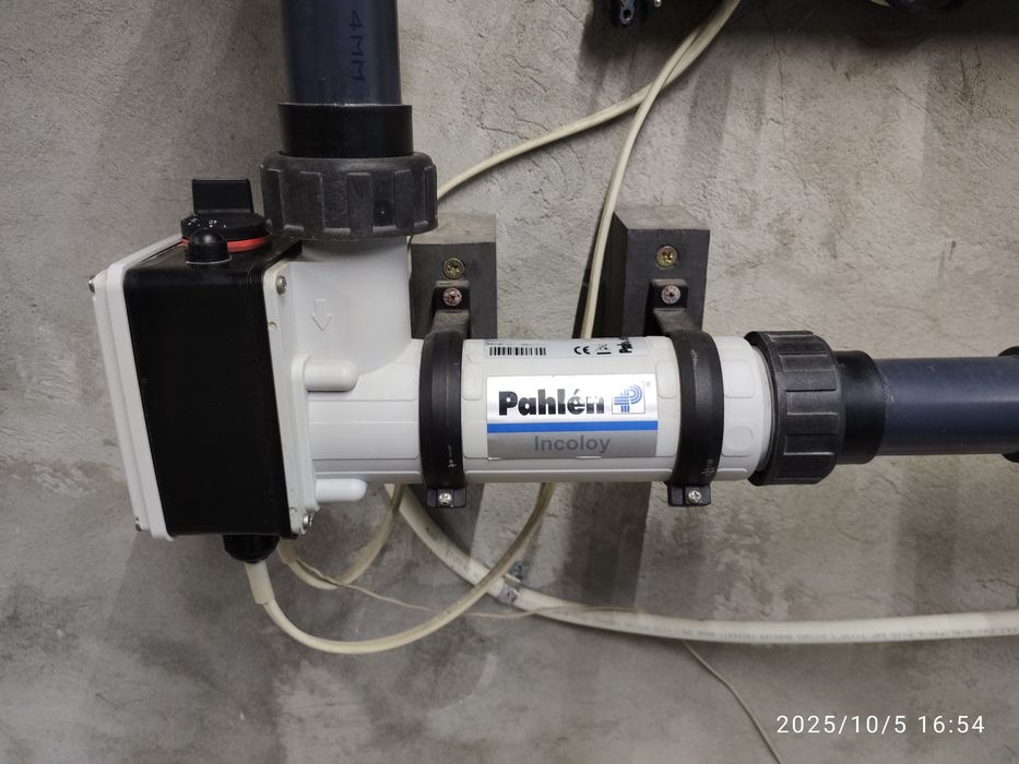 Нагреватель воды для бассейна .