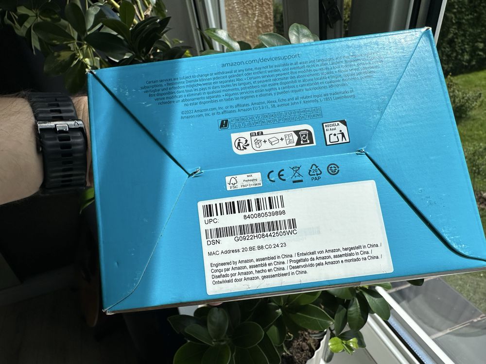 Inteligenty głośnik Amazon Echo Dot 5 czarny TOMI-TECH