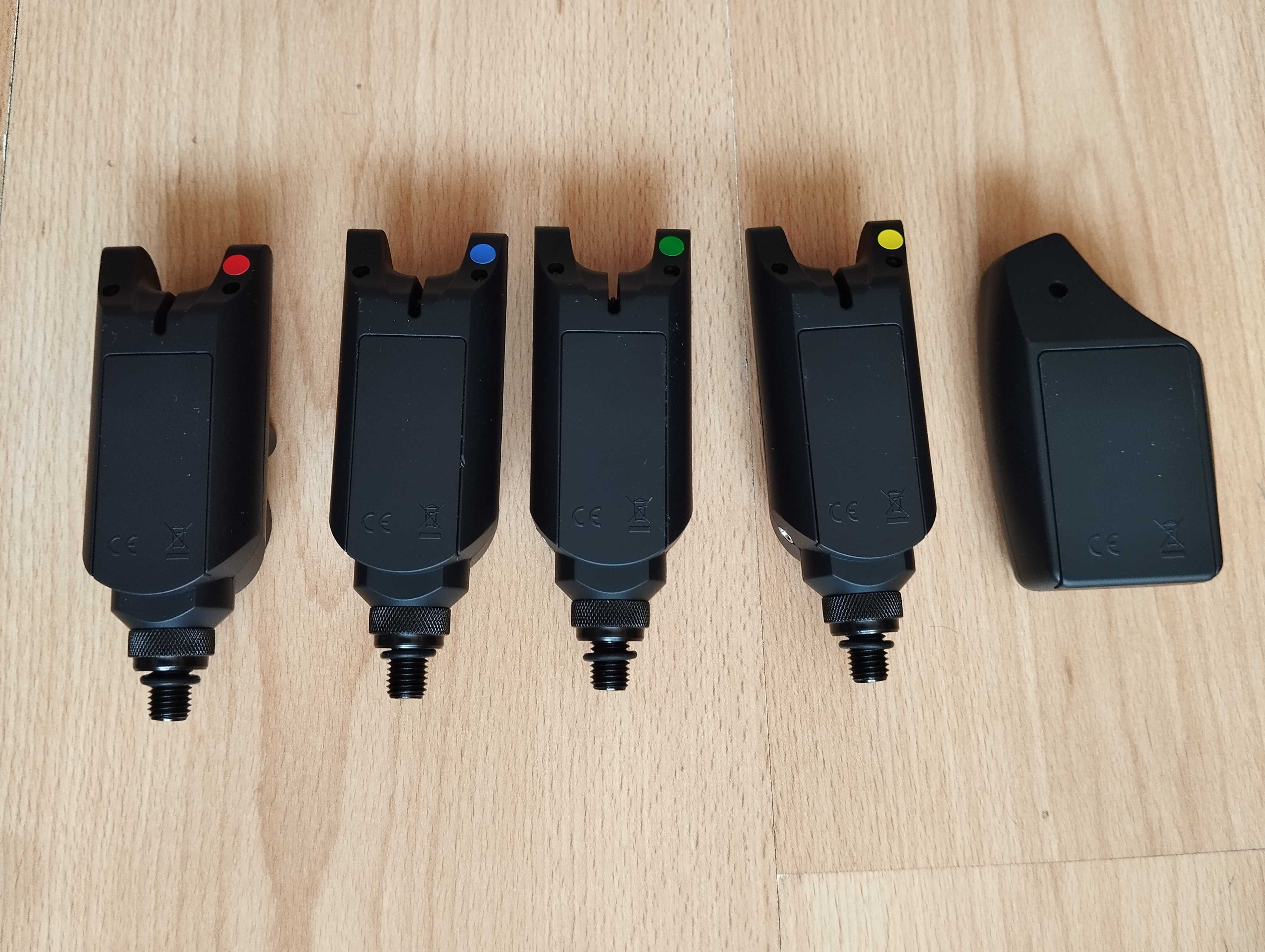 Elektroniczny sygnalizator brań 4+1 centralka HIRISI S6 bateria AAA