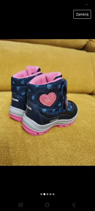 Buciki zimowe GEOX śniegowce rozm. 20 jak nowe