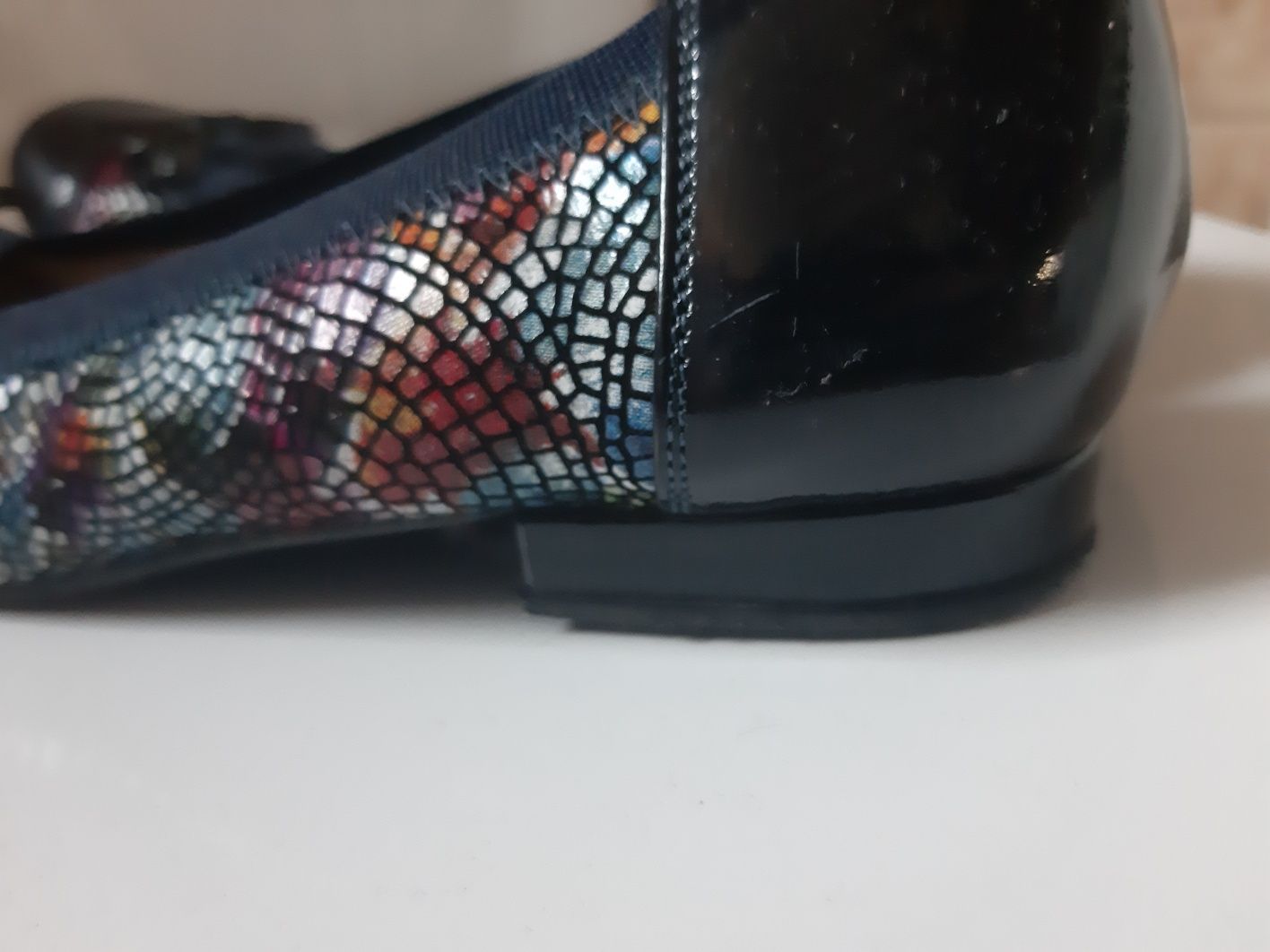 Lizard buty czółenka baleriny 37