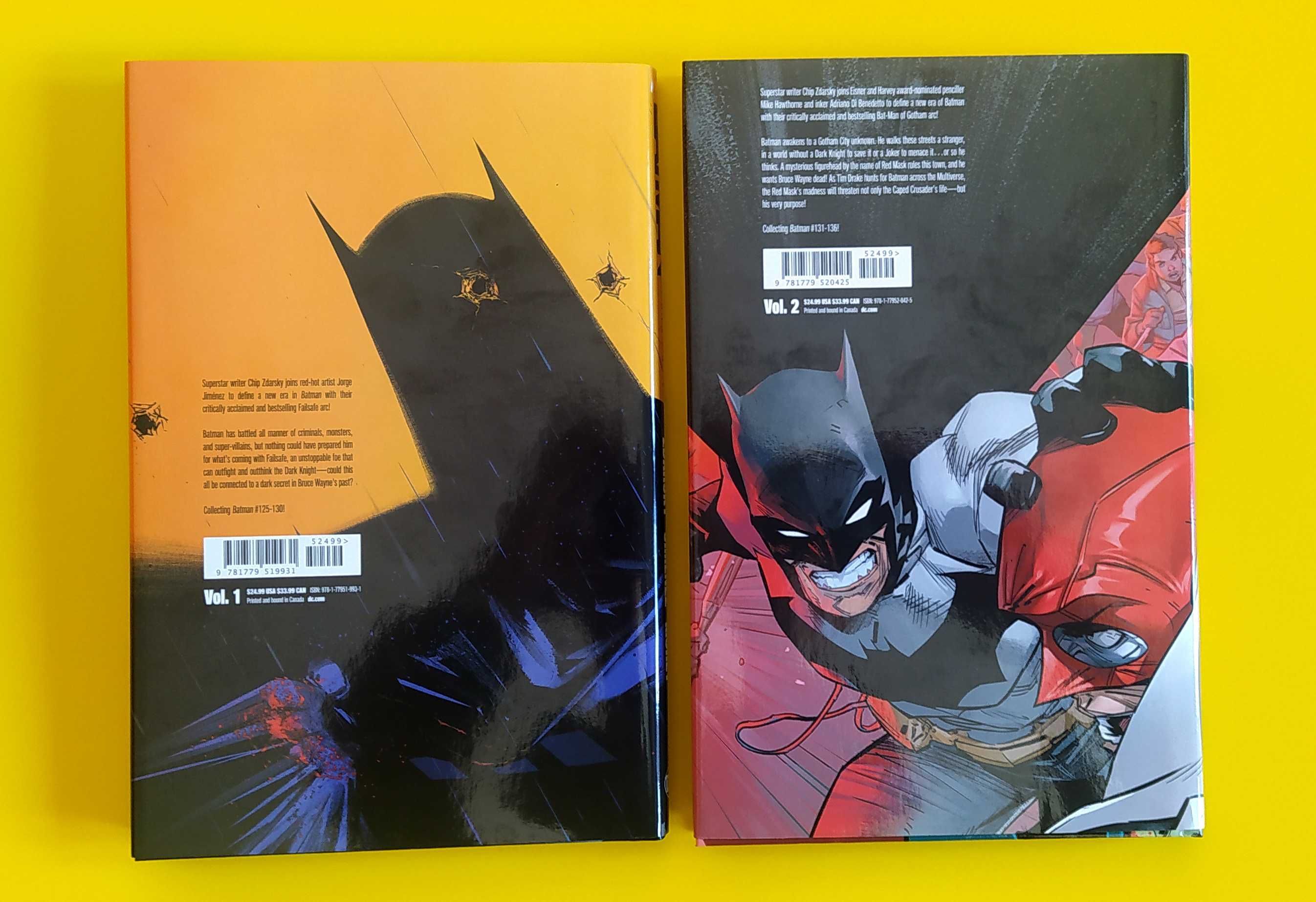 Livros BD DC Comics Batman Failsafe e Bat-Man of Gotham