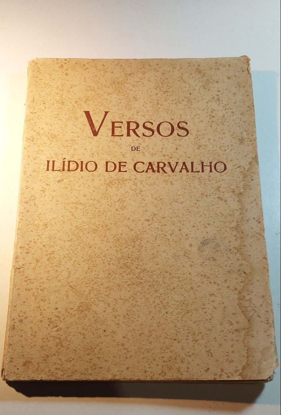 Versos de Ilídio de Carvalho (1938, Numerado) Edição Especial